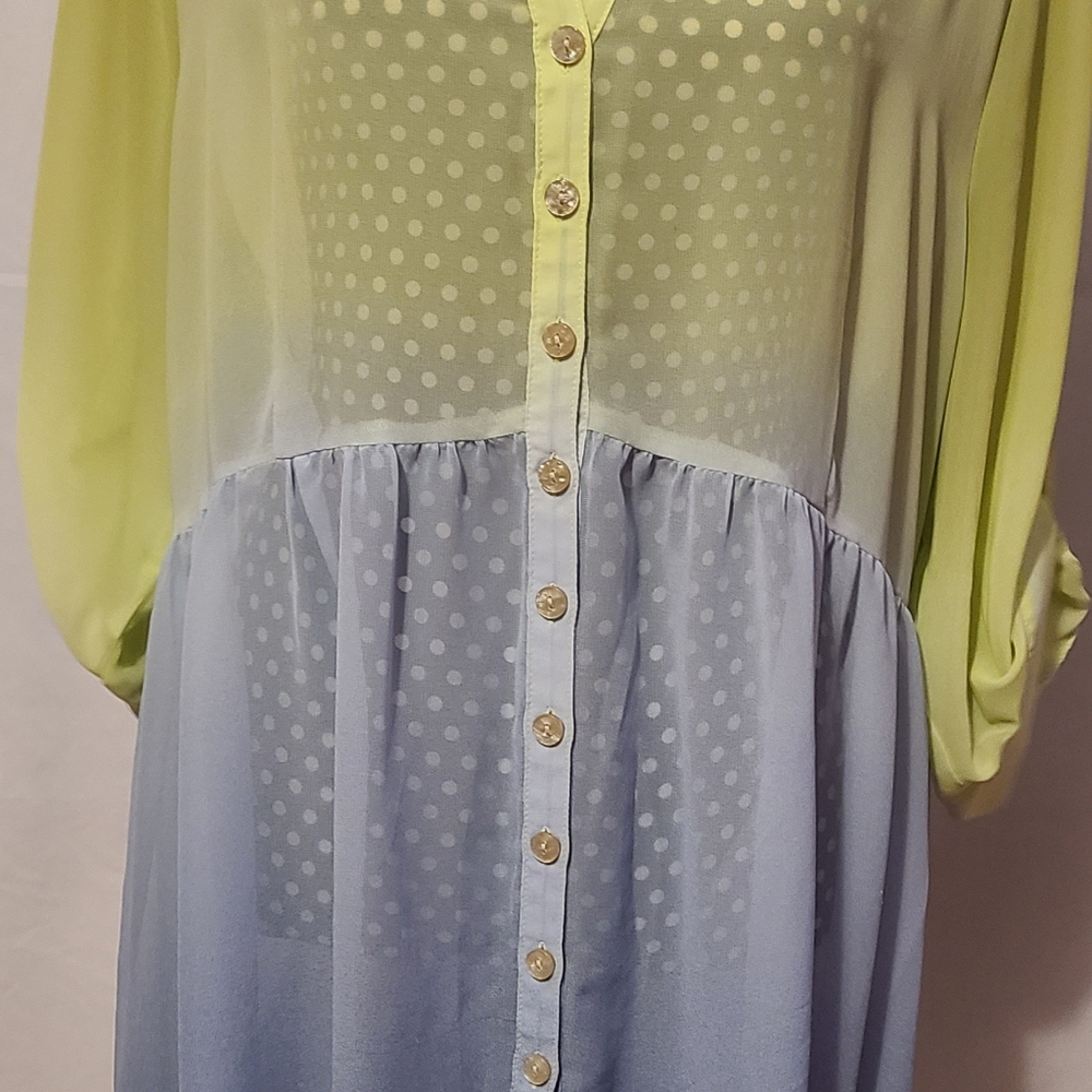 Cato Long Top Button Down Overlay - image 8